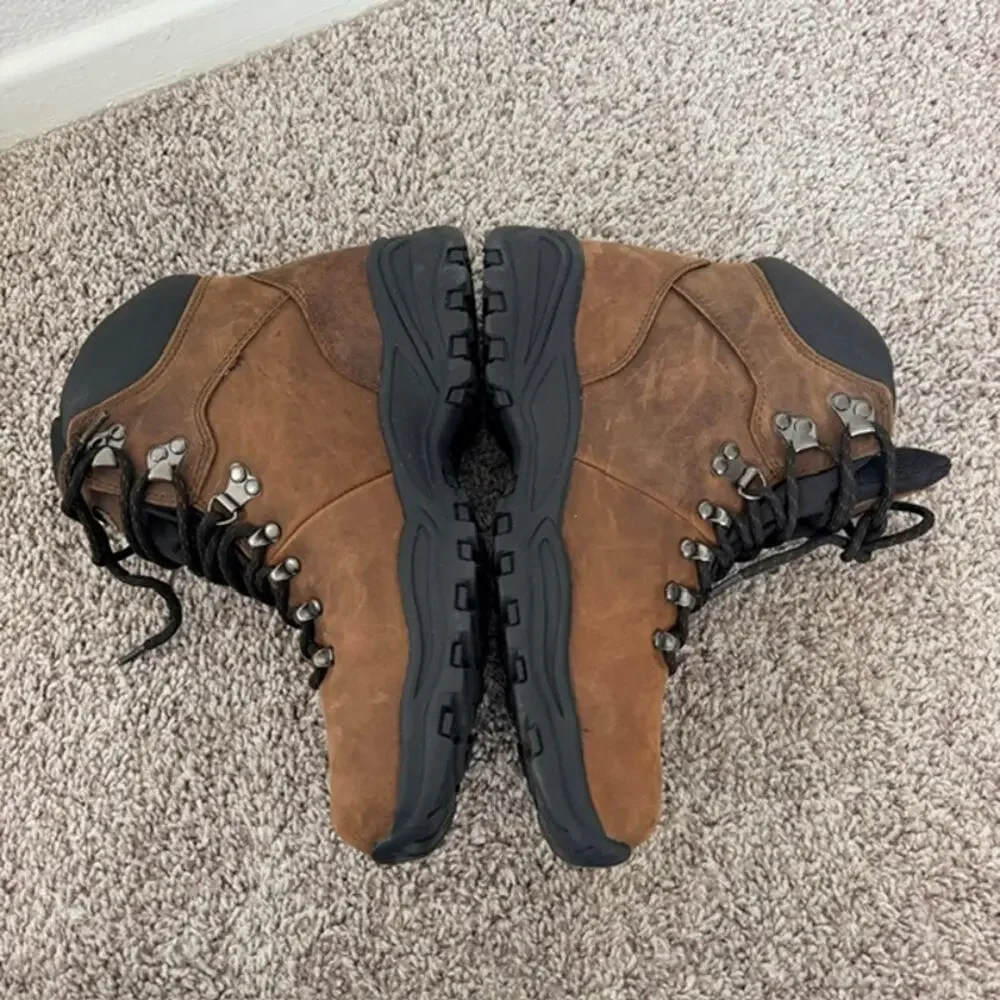 Alpine Design Grand Waterproof Hiker Boots Women's 9 Leather Upper Dri-Sock
